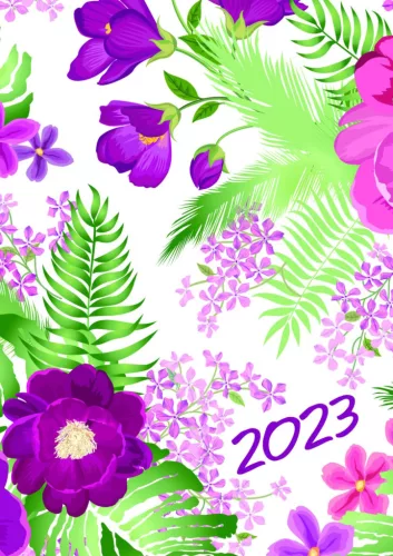 Határidőnapló Librobella hölgyeknek B/6 napi tropical Realsystem 2026.