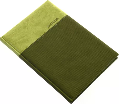 Határidőnapló LUX B/5 heti zöld Realsystem 2022.