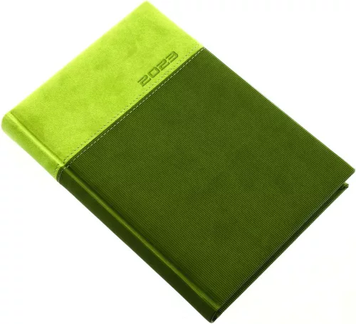 Határidőnapló LUX A/5 napi zöld Realsystem 2022.