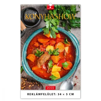 Falinaptár képes 340x485 mm (Konyhashow) Realsystem 2022.