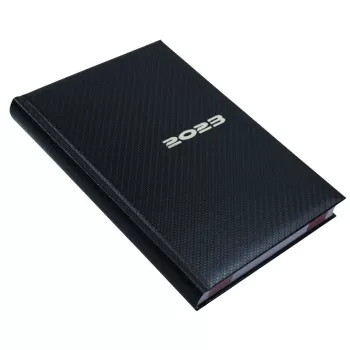 Határidőnapló Carbon A/5 napi acél Realsystem 2022.