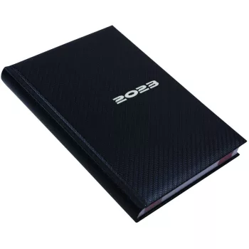 Határidőnapló Carbon A/5 napi kék Realsystem 2022.