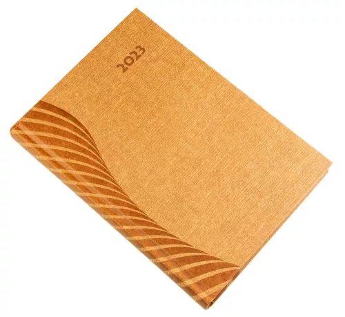 Határidőnapló Amigo B/5 heti barna Realsystem 2025.