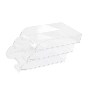   IRATTÁLCA MŰANYAG 550 VÍZTISZTA EXTRA SZÉLES 345X270X67MM