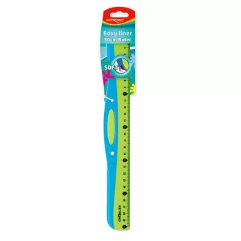 Vonalzó 30cm, Keyroad EasyLiner vegyes színek