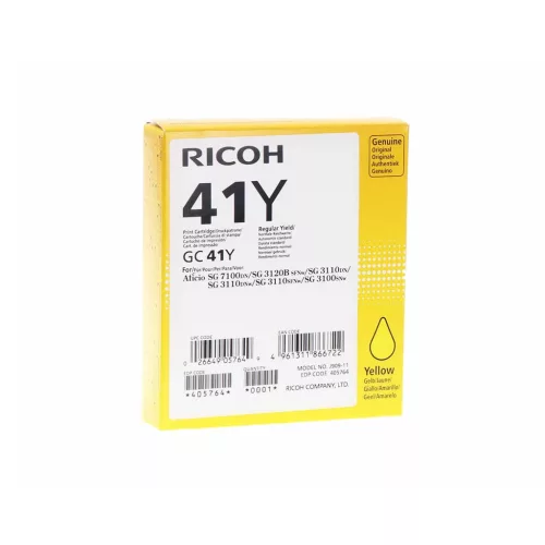 Ricoh SG3110 gél Yellow 405764/GC41YHY