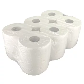   Kéztörlő tekercses 2 rétegű átm.19cm, 100%cell. 6 db/karton MILLENIA