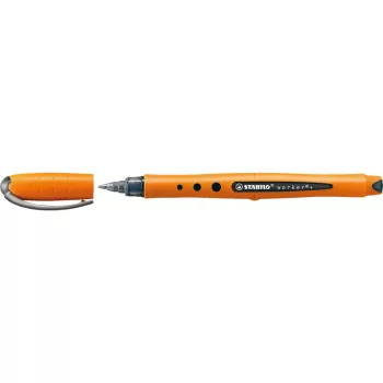 Rollertoll zselés 0,5mm, STABILO Worker+ fekete