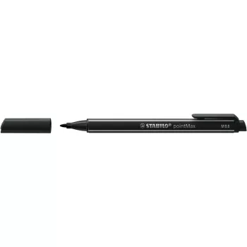 Rostirón 0,8mm, STABILO Point Max fekete
