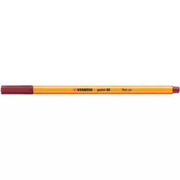 Rostirón, tűfilc 0,4mm, STABILO Point 88 sötétlila