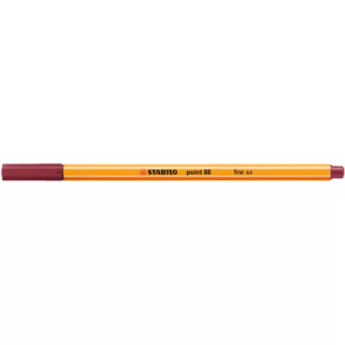 Rostirón, tűfilc 0,4mm, STABILO Point 88 sötétlila
