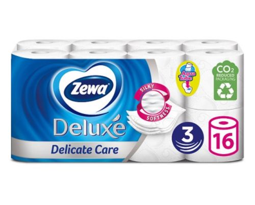 Toalettpapír 3 rétegű 16 tekercs/csomag Delicate Care Deluxe Zewa