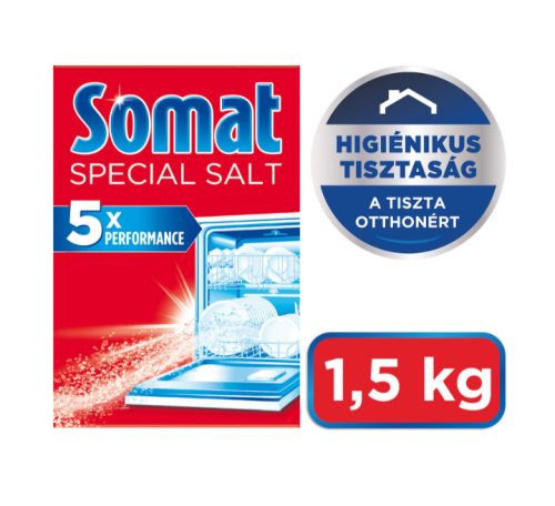 Mosogatógép regeneráló só 1,5 kg, Somat