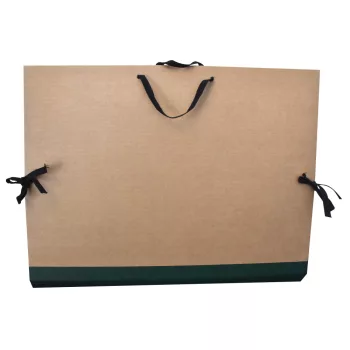   Rajztartó mappa B2, méret karton, szalagfüles Bluering® prémium