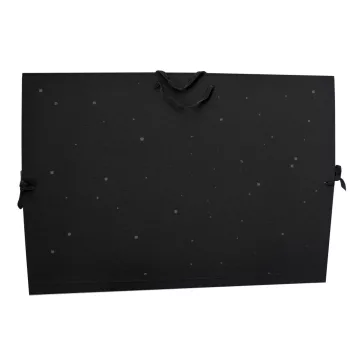   Rajztartó mappa B4, méret műbőr, szalagfüles Bluering® prémium