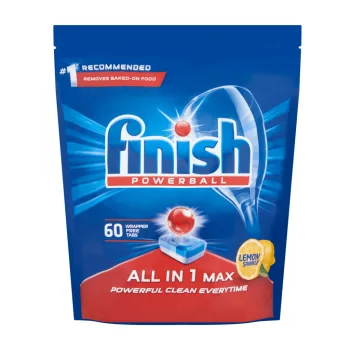 Mosogatógép tabletta 60 db/doboz Finish All in Max Lemon