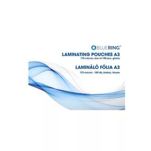 Lamináló fólia A3, 175 micron 50 db/doboz, Bluering®