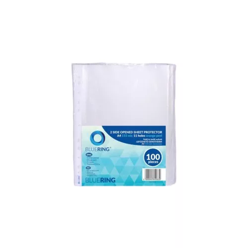 Lamináló fólia A5, 80 micron öntapadó hátlappal 50db/doboz, Bluering®,