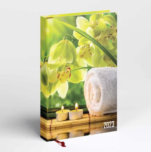 Határidőnapló Picture B/5, heti fehér lapokkal meditáció Realsystem 2026.