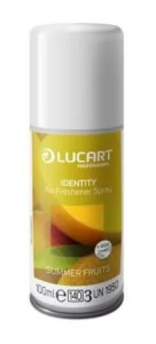 Légfrissítő spray utántöltő 100 ml sárga Summer Fruits Lucart_892367