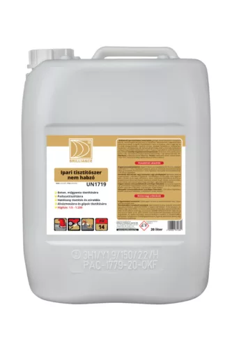 Ipari lúgos tisztítószer nem habzó 20000 ml Brilliance