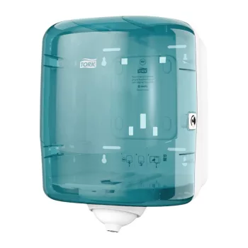   Adagoló laponkénti belsőmag adagolású törlőkhöz műanyag M4 Reflex™ Tork_473180 türkiz/fehér