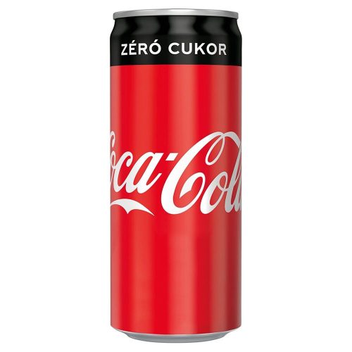 Üdítőital 0,25l Coca Cola Zero 24 db/csom