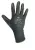 Védőkesztyű precíziós, mártott tenyérrel, fekete, 9-es méretű