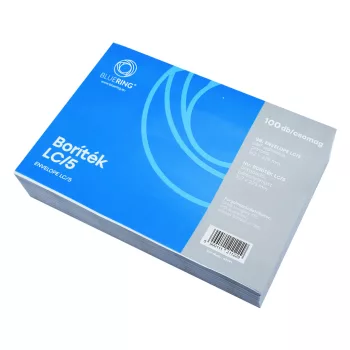   Boríték LC/5 öntapadó bélésnyomatlan 162×229mm, Bluering®, fehér 100db/csom