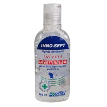   Kéz- és bőrfertőtlenítő gél kupakkal 100 ml Inno-Sept extra