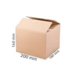 Kartondoboz 200x180x140 mm 3 rétegű
