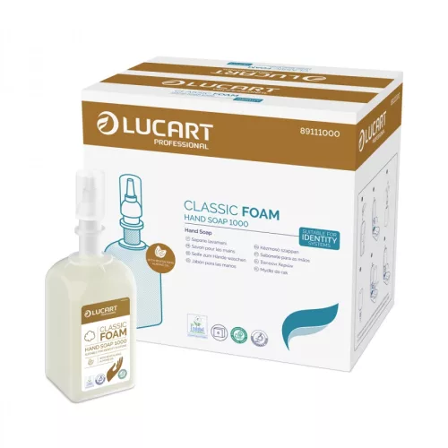 Habszappan utántöltő 1000 ml Classic Lucart_89111000