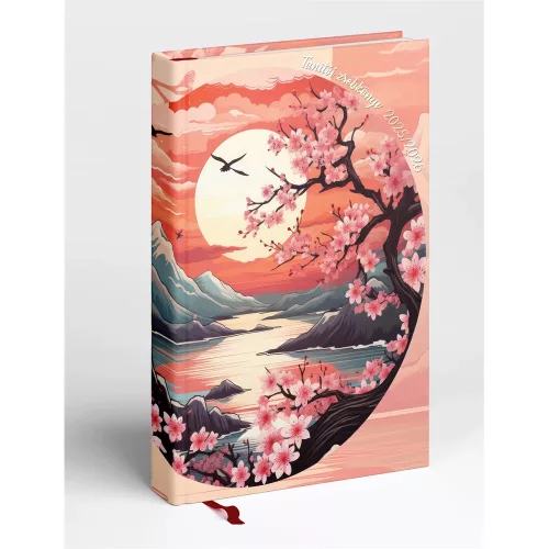 Tanítói zsebkönyv A5, műbőr 145mmx205mm, fehér lapokkal tavasz 2025/2026 Realsystem