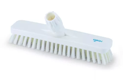 Súrolókefe fej műanyag 30 cm széles nyelezhető Aricasa fehér