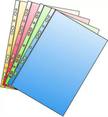 Genotherm lefűzhető A4, 50 micron, 25 db/csomag, KARTON P+P kék