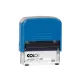 Bélyegző C40 Printer Colop átlátszó kék ház/kék párna