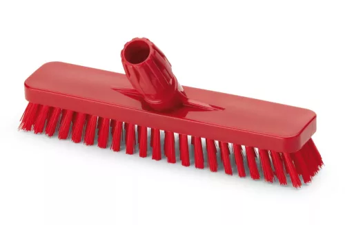 Súrolókefe fej műanyag 30 cm széles nyelezhető Aricasa/Igeax piros_1016RT