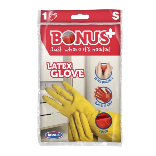 Gumikesztyű S háztartási Bonus_B378
