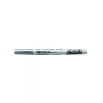 Lakkmarker 0,8mm, kerek ezüst