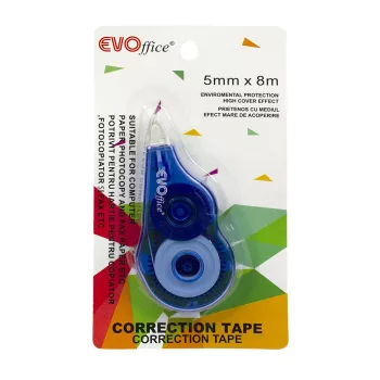   Hibajavító roller 5mmx8m eldobható Compact áttetsző test EVOffice