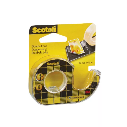 Ragasztószalag kétoldalas 12mmx6,3m 3M SCOTCH 136D víztiszta