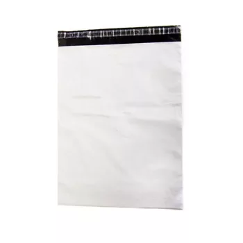   Futártasak, 450x550 + 50 mm. szilikonos záródás Coex Fehér/Fekete