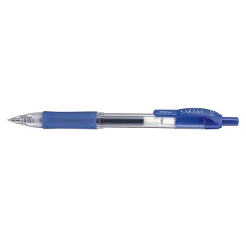   Zselés toll 0,5mm, kék test, Zebra Sarasa Retractable, írásszín kék