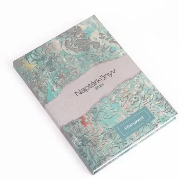   Határidőnapló Womanext naptárkönyv A/5, heti fehér lapokkal heritage Realsystem 2024.