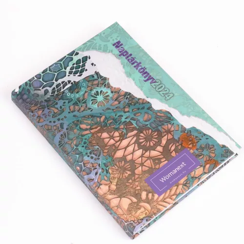 Határidőnapló Womanext naptárkönyv A/5, heti fehér lapokkal connect Realsystem 2024.