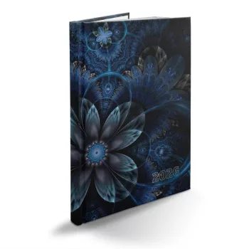   Határidőnapló fehér lapokkal Picture B/5, napló fehér lapokkal fraktál Realsystem 2024.