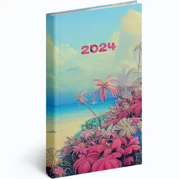   Zsebnaptár álló Picture, fehér lapokkal bech Realsystem 2024.