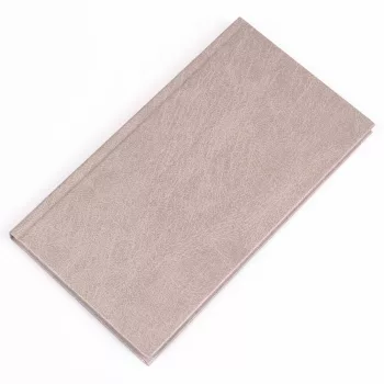   Zsebnaptár fekvő Standard, fehér lapokkal drapp Realsystem 2024.