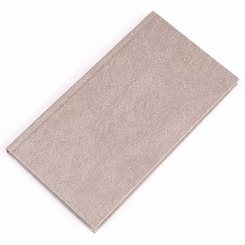 Zsebnaptár fekvő Standard, fehér lapokkal drapp Realsystem 2024.