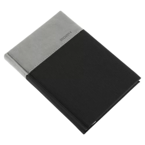 Zsebnaptár álló Lux, fehér lapokkal grafit  Realsystem 2024.